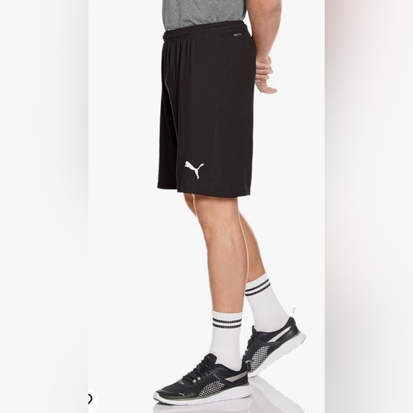 NWT PUMA Men's Liga Core Shorts Black White 2 pair bundle - Picture 6 of 8